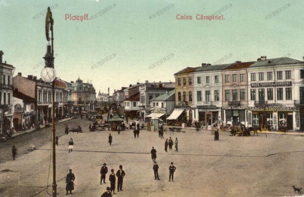 Ploești – Calea Cămpinei, vedere generală (început de secol XX)