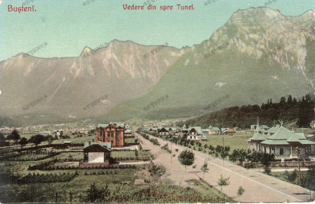 Bușteni – Vedere dinspre Tunel, cca. 1910 – 1911