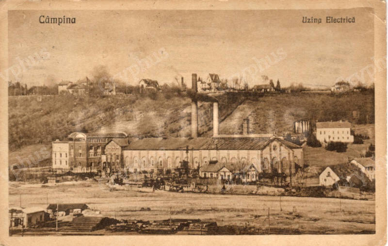 Câmpina – Uzina Electrică, circulată 1923